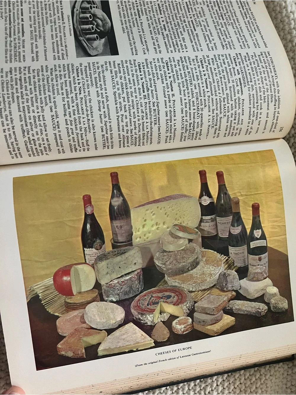 Vintage Larousse Gastronomique by Prosper Montagné,  1970